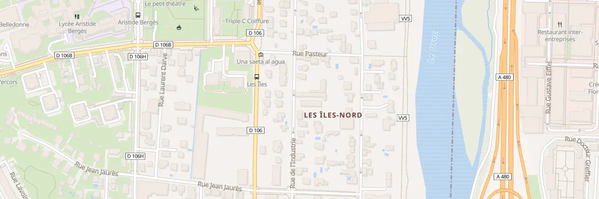 Plan du 25 Rue de l’Industrie à Seyssinet-Pariset