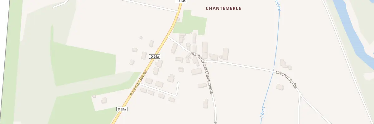 Plan du 62 Rue du Grand Chantemerle à Peyrieu