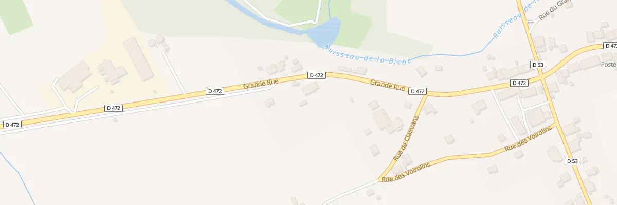 Plan du 2 Grande Rue à Chamblay