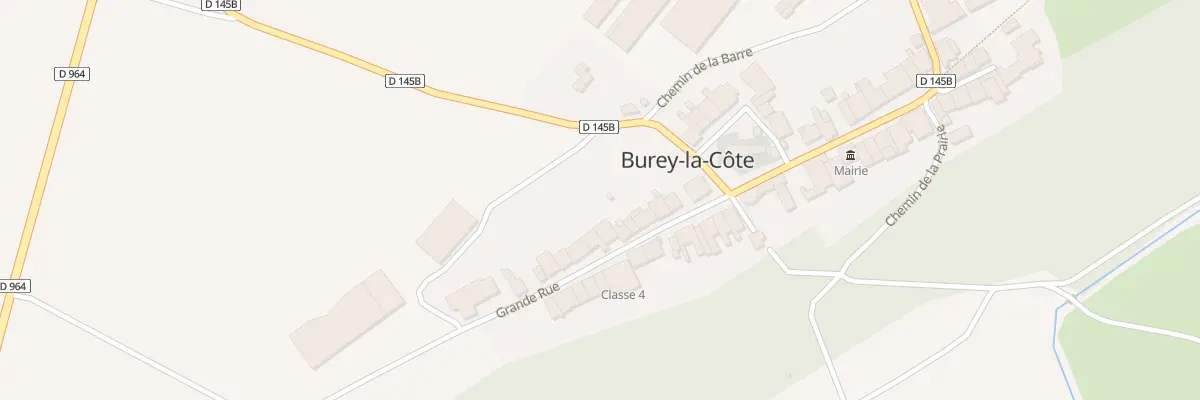 Plan du 11B Gr La Grande Rue à Burey-la-Côte