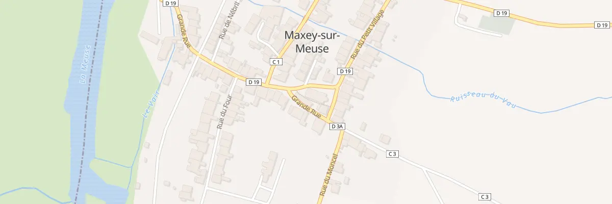 Plan du 27 Gr Grande Rue à Maxey-sur-Meuse