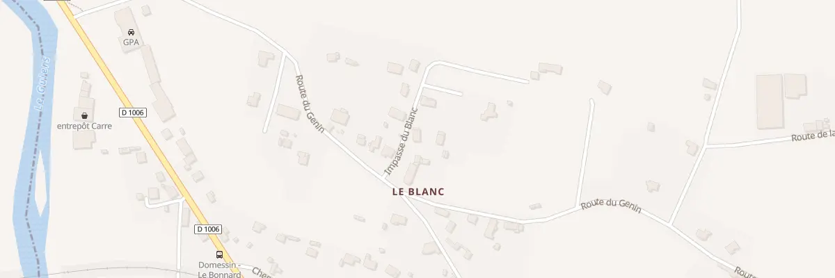 Plan du 50 Imp du Blanc à Domessin
