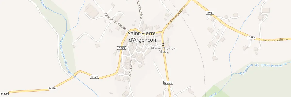 Plan du 9 Rue du Commerce à Saint-Pierre-d’Argençon