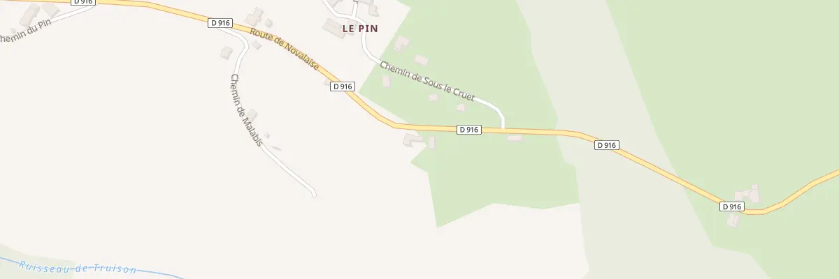 Plan du 2180 Rte de Novalaise à Saint-Genix-les-Villages
