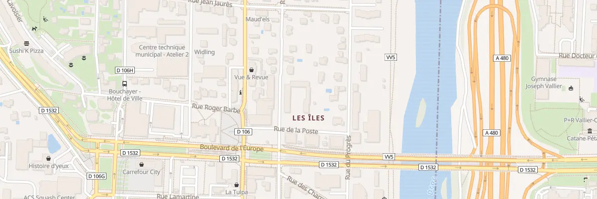 Plan du 55B Rue de l’Industrie à Seyssinet-Pariset