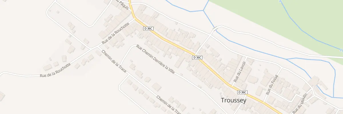 Plan du 29 Gr La Grande Rue à Troussey