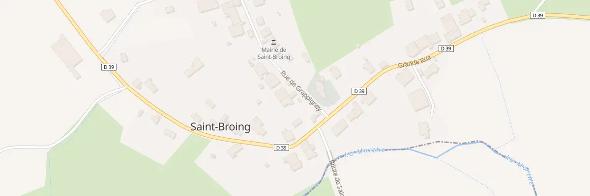 Plan du 1 Rue de Grappigney à Saint-Broing