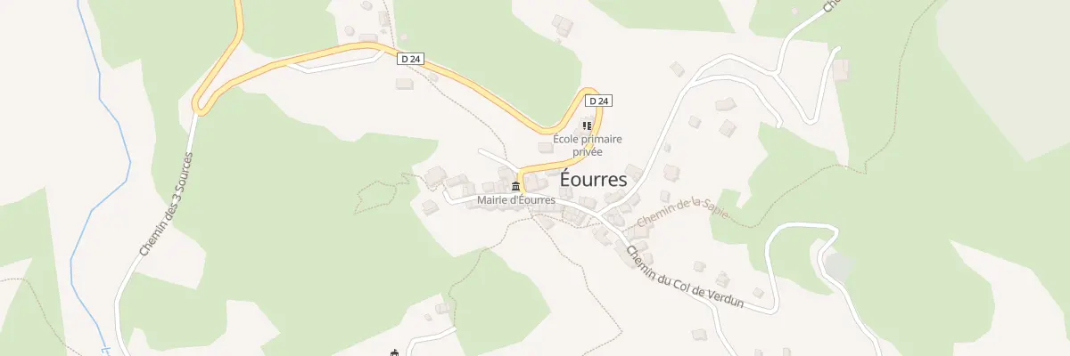 Plan du 3 Pl de la Fontaine à Éourres