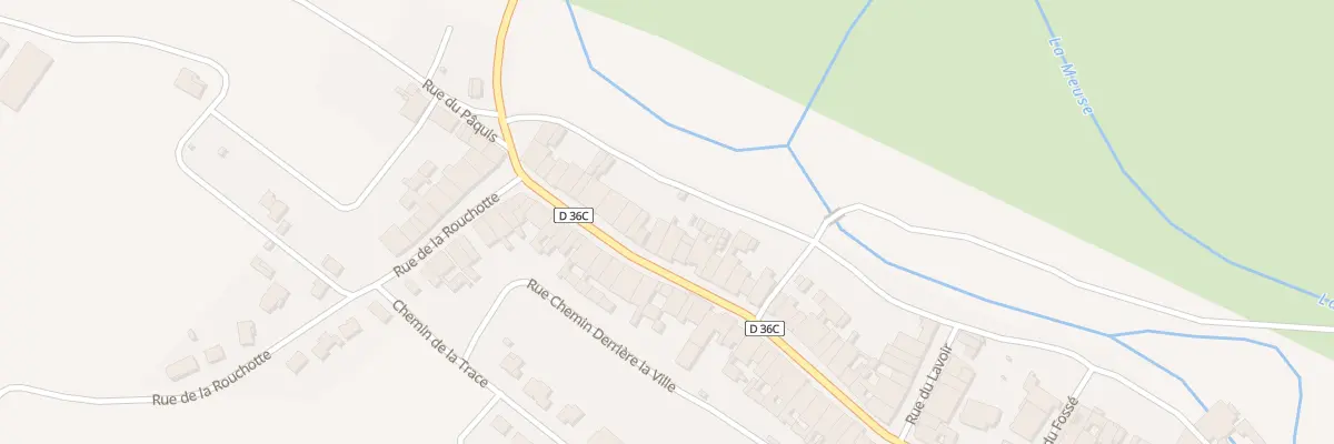 Plan du 38 Gr La Grande Rue à Troussey
