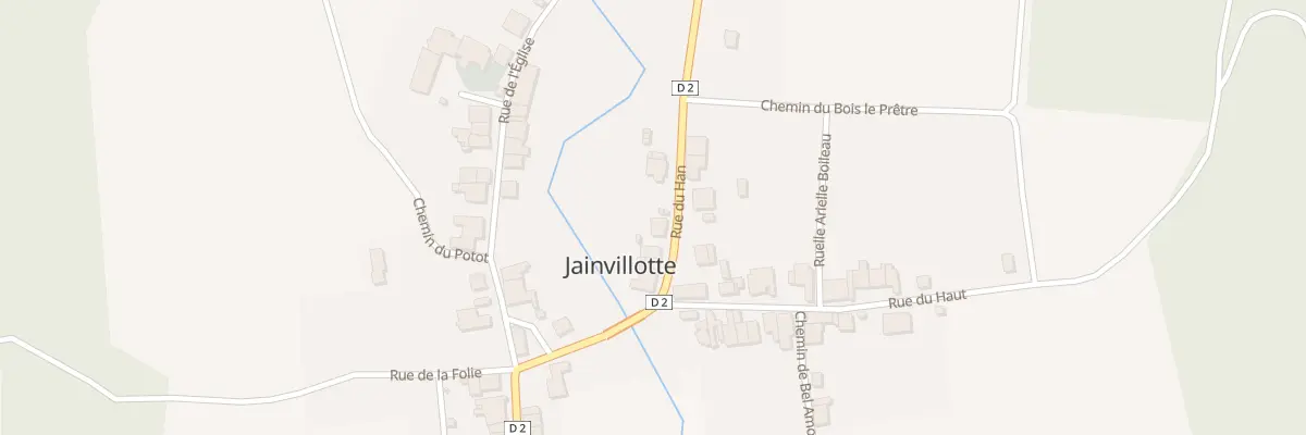 Plan du 7 Rue du Han à Jainvillotte