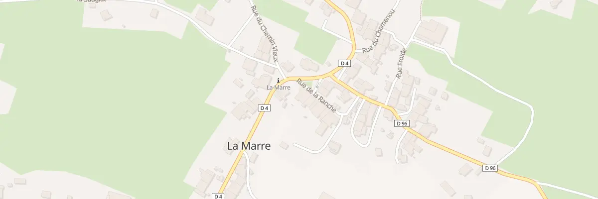 Plan du 3 Rue de la Ranche à La Marre