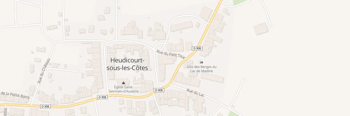 Plan du 10 Rue Charles de Gaulle à Heudicourt-sous-les-Côtes