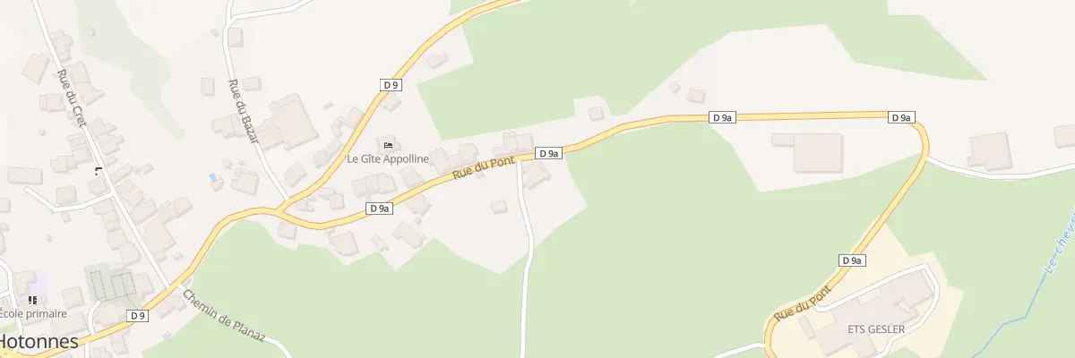 Plan du 1 Che de Planaz à Haut Valromey