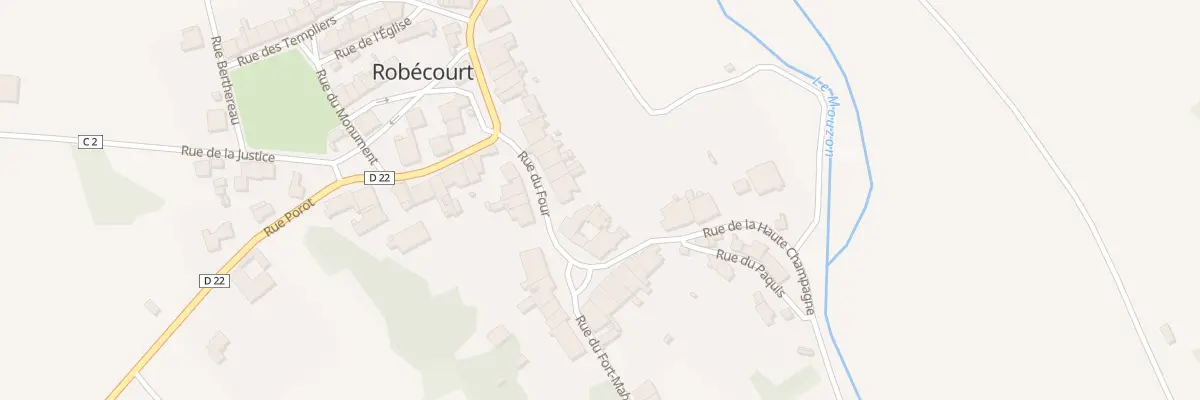 Plan du 1 Pl de la Croix Blanche à Robécourt