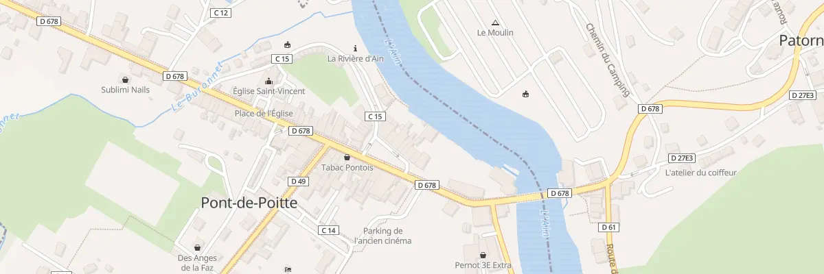 Plan du 16 Grande Rue à Pont-de-Poitte