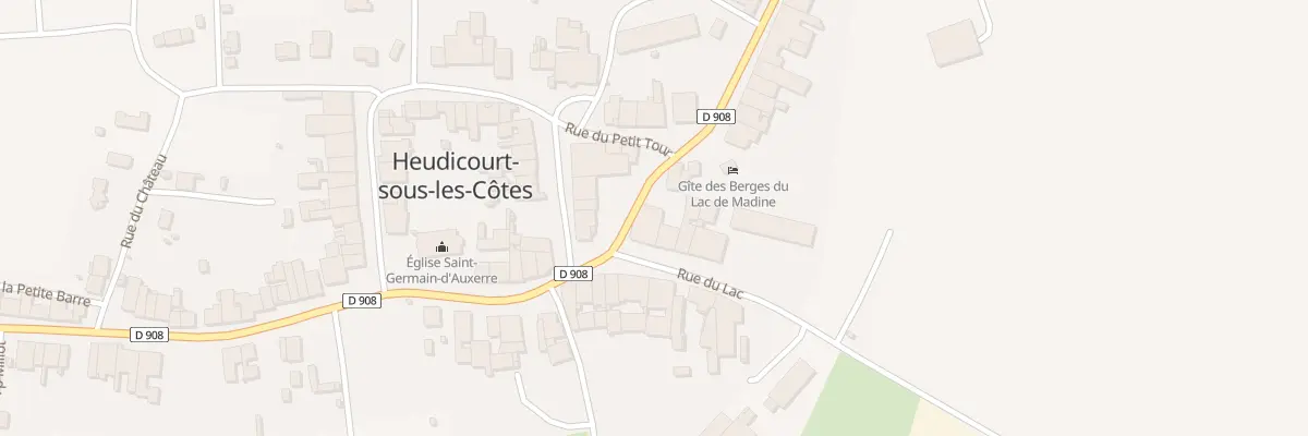 Plan du 1 Rue du Lac à Heudicourt-sous-les-Côtes