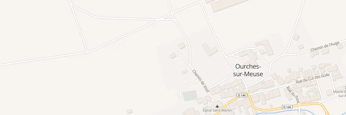 Plan du 3 Rue Chemin du Trat à Ourches-sur-Meuse