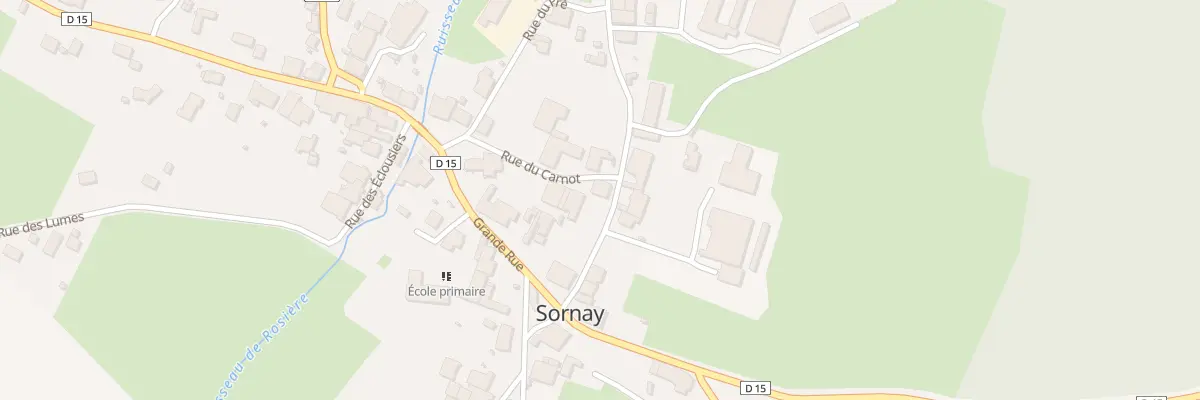 Plan du 6 Rue du Carnot à Sornay