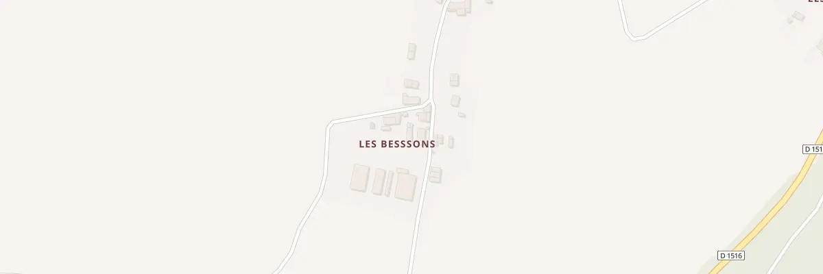 Plan du 5120 Les Bessons à La Balme
