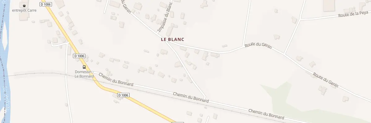 Plan du 85 Che du Blanc à Domessin