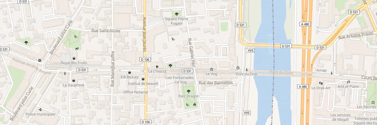 Plan du 13 Rue Gabriel Péri à Fontaine