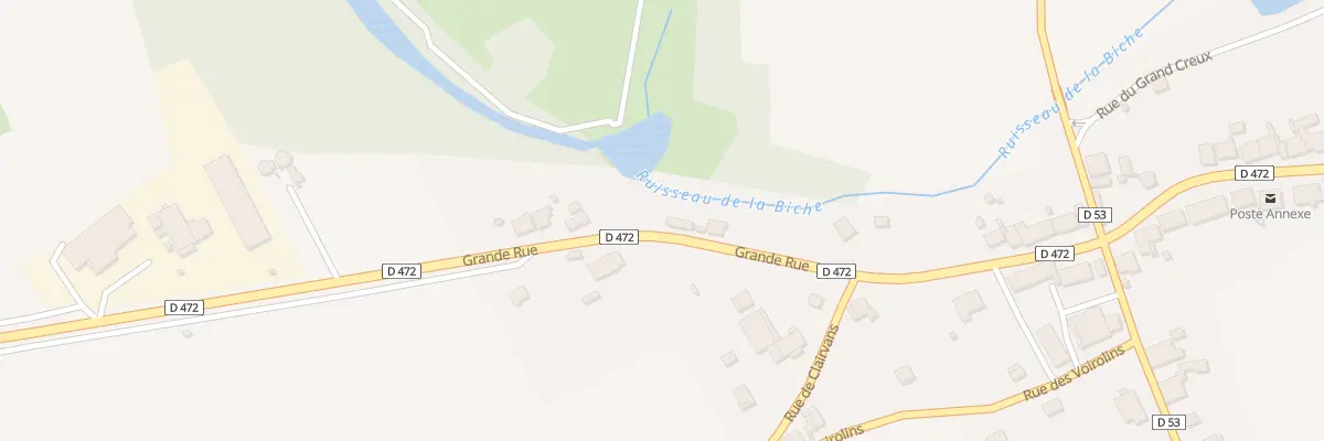 Plan du 7 Grande Rue à Chamblay