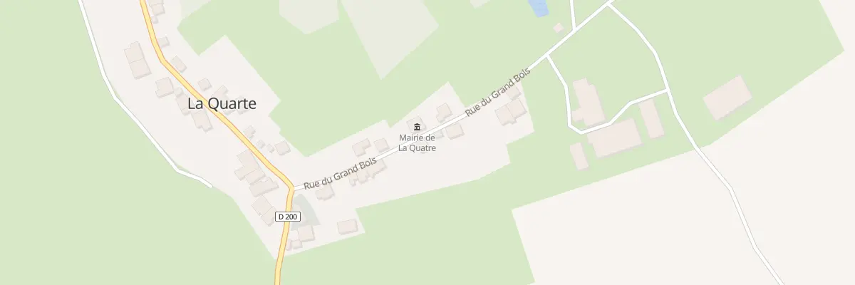 Plan du 8 Rue du Grand Bois à La Quarte