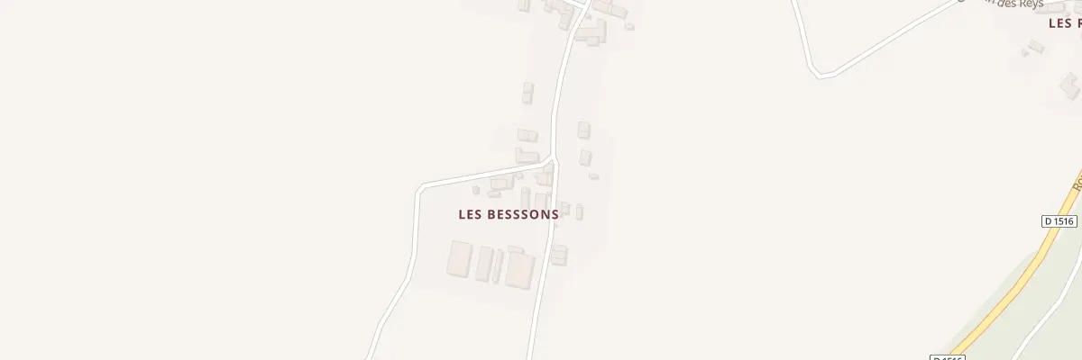 Plan du 468 Rue des Bessons à La Balme