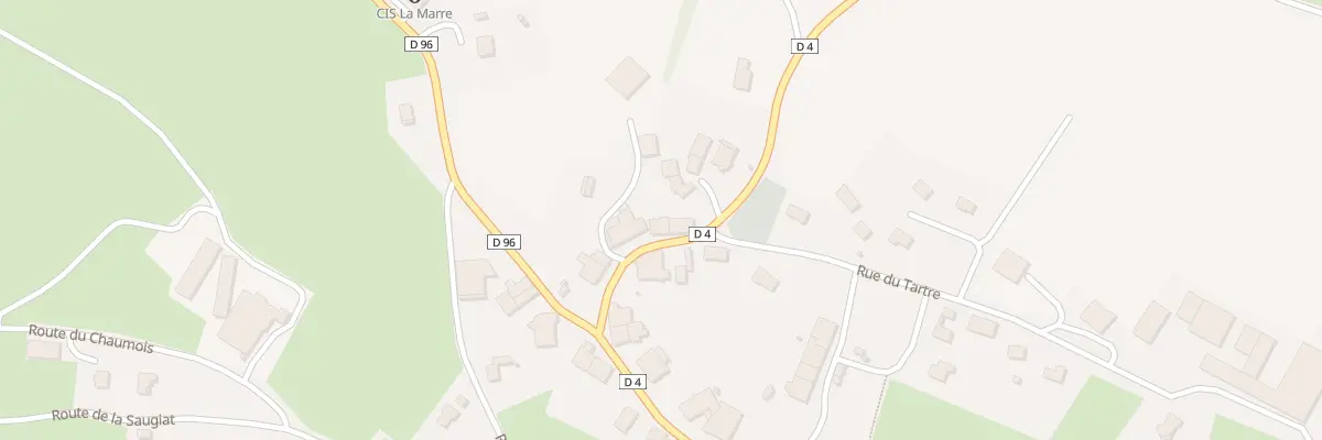 Plan du 16 Rue Haute à La Marre