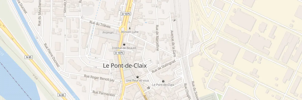 Plan du 8 Rue Paul Breton au Pont-de-Claix