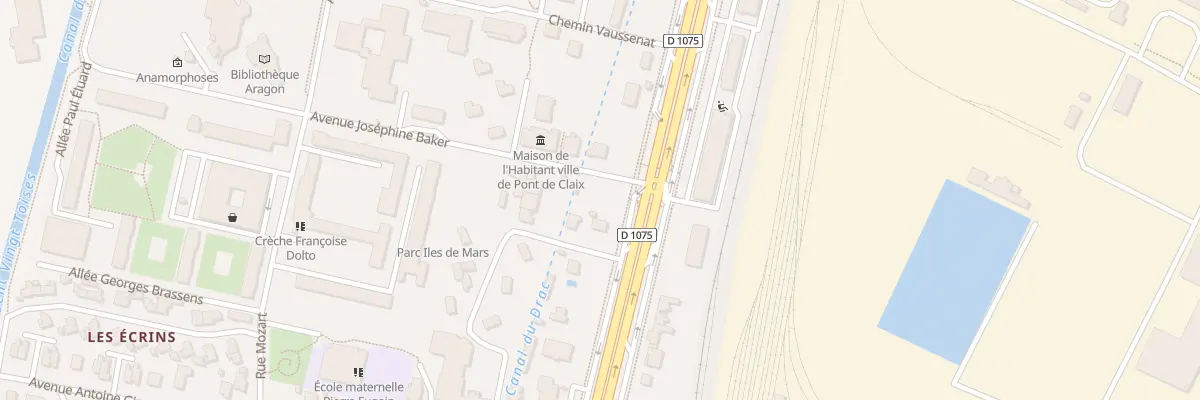 Plan du 9 Av des Iles de Mars au Pont-de-Claix