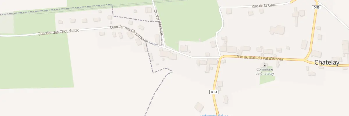 Plan du 9 Rue du Bois à Chatelay