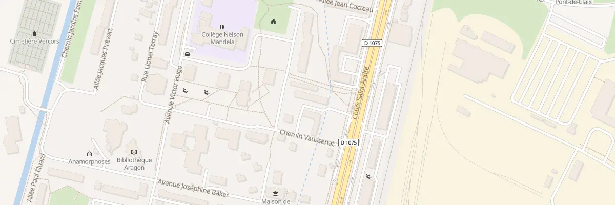 Plan du 4 All Romain Rolland au Pont-de-Claix