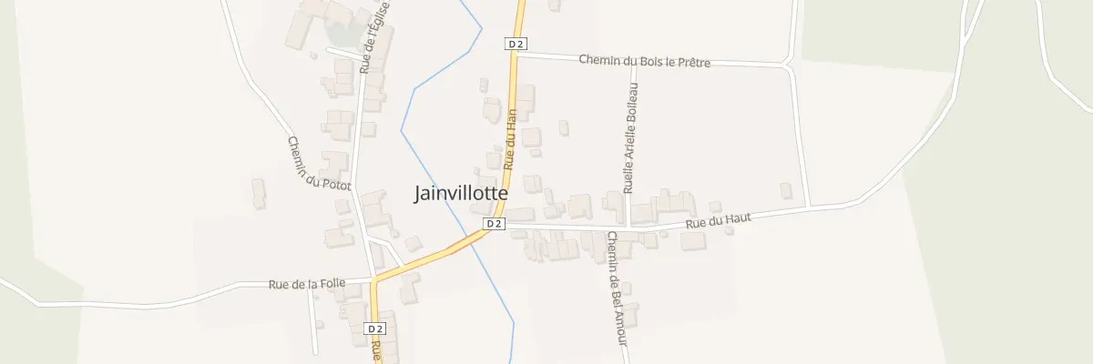 Plan du 3 Rue du Haut à Jainvillotte