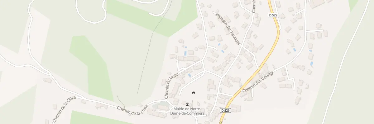 Plan du 3 Che du Vivier à Notre-Dame-de-Commiers