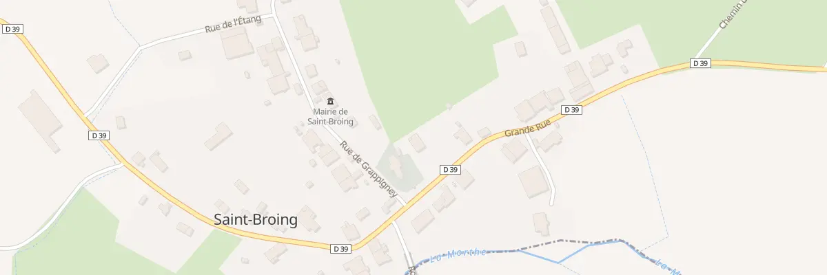 Plan du 5036 Le Village à Saint-Broing