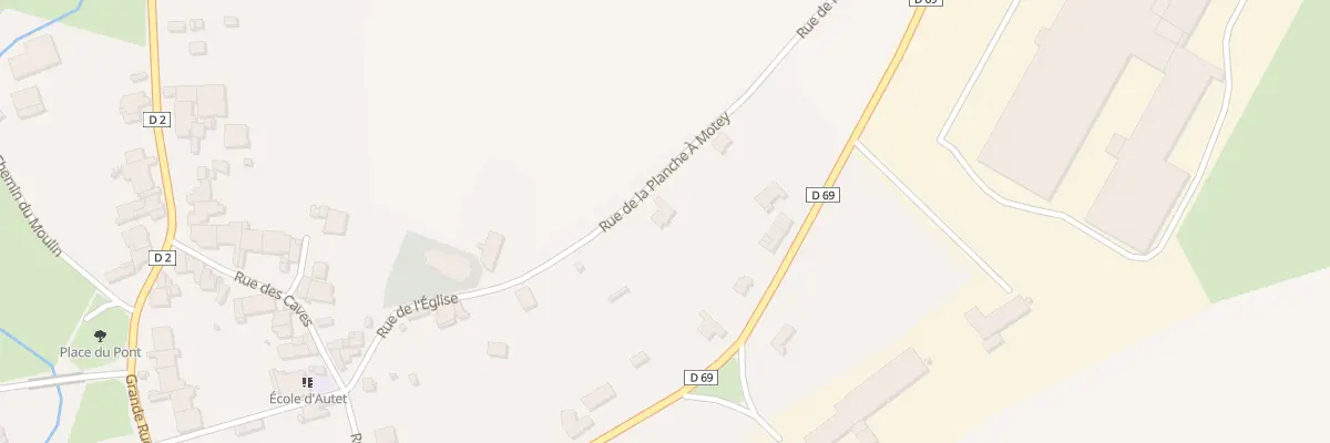 Plan du 6 Rue de la Planche a Motey à Autet