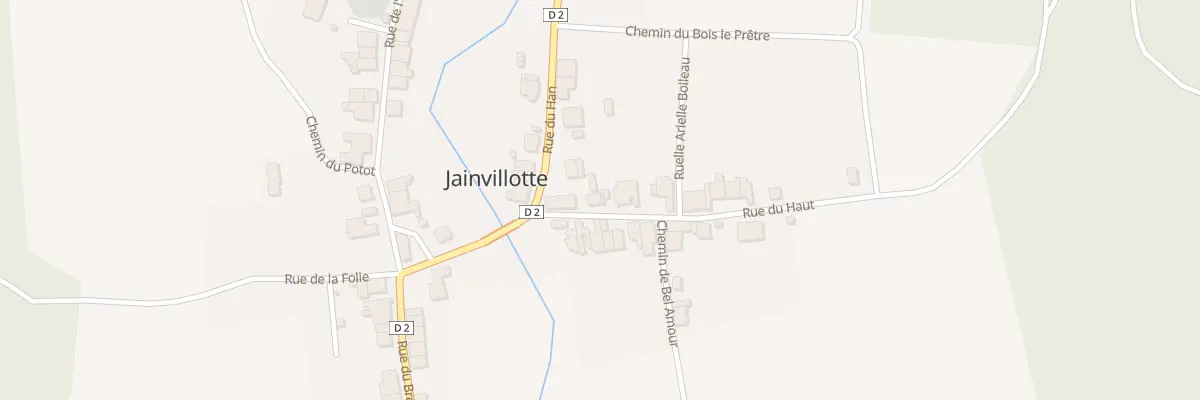 Plan du 7 Rue du Haut à Jainvillotte