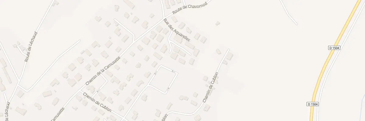 Plan du 11 Che de la Camusette à Belley