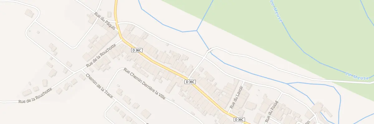 Plan du 24 Gr La Grande Rue à Troussey