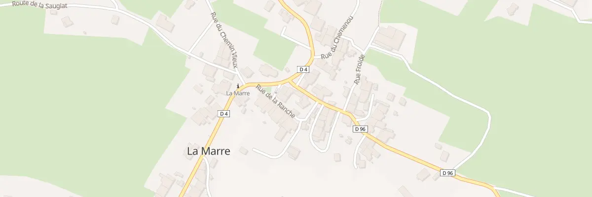 Plan du 2 Pl de l’Eglise à La Marre