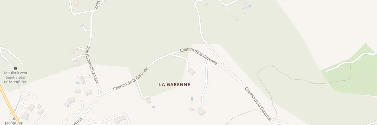 Plan du 7034 La Garenne à Montfuron