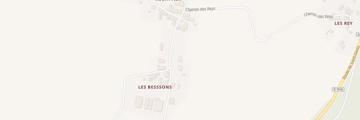 Plan du 5157 Les Bessons à La Balme