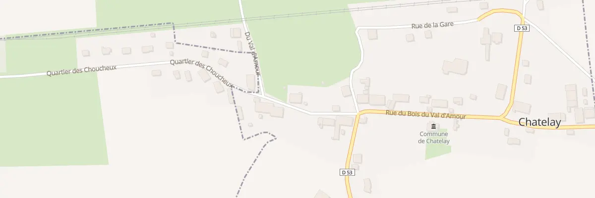 Plan du 2 Rue du Bois à Chatelay