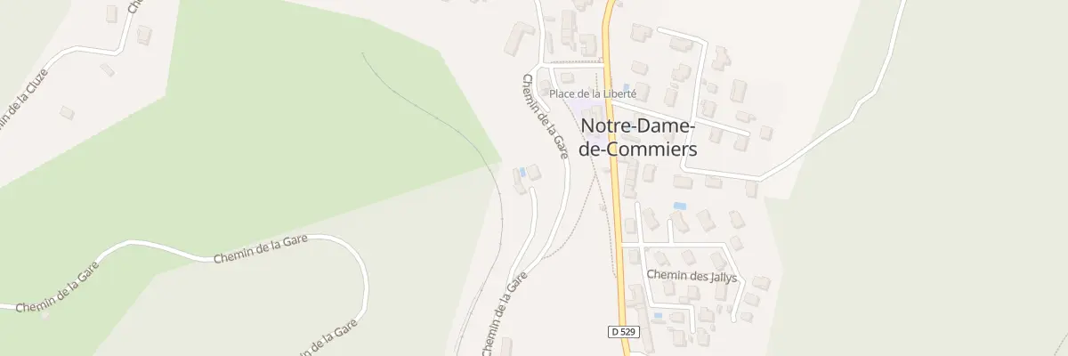 Plan du 5133 Les Clapiers à Notre-Dame-de-Commiers