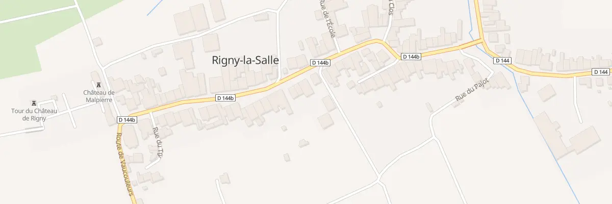 Plan du 28 Gr Grande Rue à Rigny-la-Salle