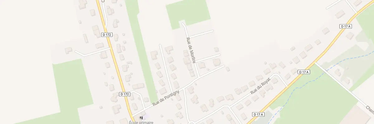 Plan du 6 Rue de Morlire à Ugny