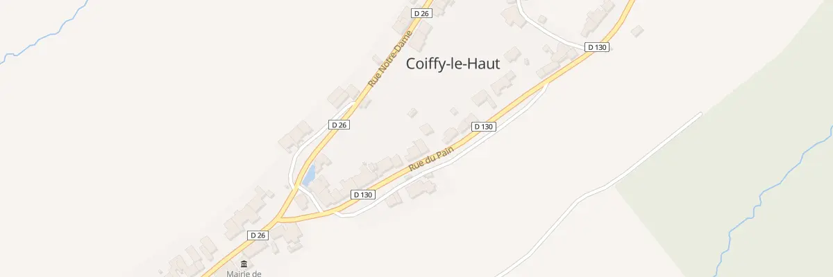 Plan du 17 Rue du Pain à Coiffy-le-Haut