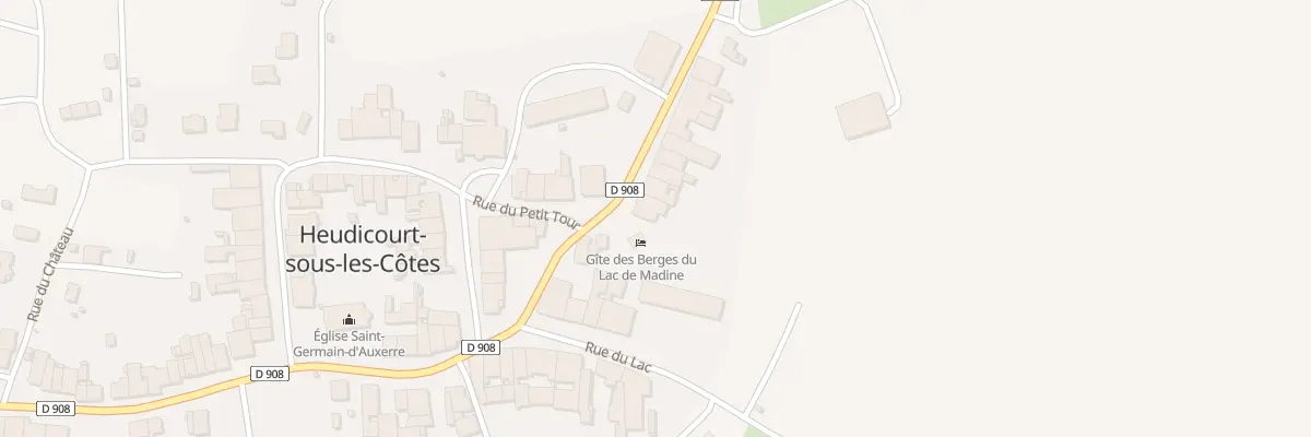 Plan du 11 Rue Charles de Gaulle à Heudicourt-sous-les-Côtes