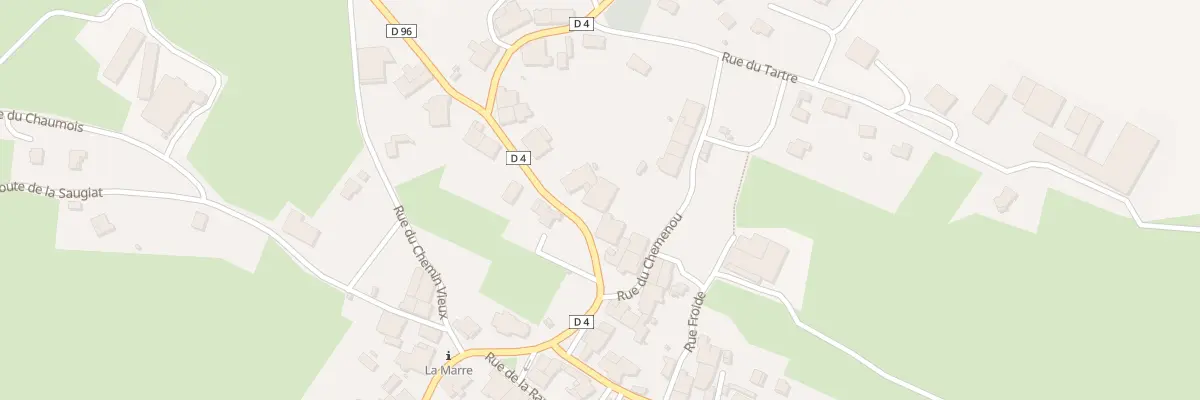 Plan du 7 Rue Haute à La Marre